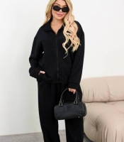 Костюм женский трикотажный прогулочный итальянская вязка осенний зимний