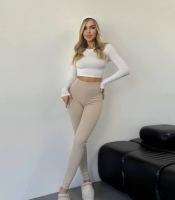 Лосины рубчик на флисе