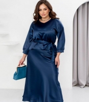 Костюм женский шелковый скарлет