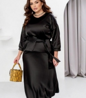 Костюм женский шелковый скарлет