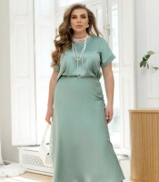 Юбка женская атласная