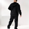 Спортивный костюм мужской трикотажный: худи на молнии с капюшоном и брюки-джоггеры осенний зимний k-126566 Спортивный костюм мужской трикотажный: худи на молнии с капюшоном и брюки-джоггеры осенний зимний k-126566