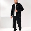 Спортивный костюм мужской трикотажный: худи на молнии с капюшоном и брюки-джоггеры осенний зимний k-126566 Спортивный костюм мужской трикотажный: худи на молнии с капюшоном и брюки-джоггеры осенний зимний k-126566