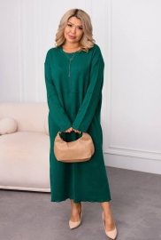 Платье женское из ангоры платье-свитер оверсайз с длинными рукавами повседневное осенне-зимнее