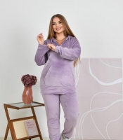 Спортивный костюм женский велюровый из турецкого велюра премиум с худи с капюшоном и брюками-джоггерами весенний