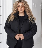 Куртка женская из плащевки Канада утепленная на силиконе 100 стеганая на молнии с воротником стойка с карманами повседневная весенняя