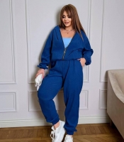 Костюм-двойка женский льняной в полоску оверсайз с рубашкой и широкими брюками весенний