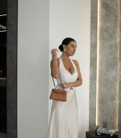 Юбка женская миди из шелка Армани струящаяся слегка расклешенная повседневная весенняя