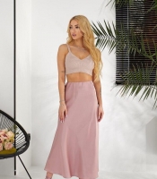 Юбка женская миди из шелка Армани струящаяся слегка расклешенная повседневная весенняя