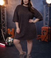 Платье-футболка женское из турецкого кулира варка повседневное свободного кроя весенне-летнее