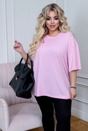 Футболка женская из турецкого кулира оверсайз удлинённая базовая весенне-летняя Футболка женская из турецкого кулира оверсайз удлинённая базовая весенне-летняя