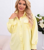 Рубашка женская из евро софта свободного кроя весенне-летняя