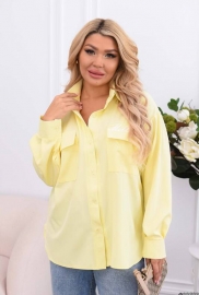 Рубашка женская из евро софта свободного кроя весенне-летняя