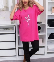 Костюм-двойка женский спортивный хлопковый футболка и леггинсы весенне-летний