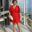 Комбинезон женский с широкими шортами из легкого софта, лифом на запах, V-образным вырезом и короткими рукавами больших размеров