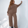 Костюм женский ангоровый свободный oversize  k-102839