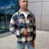 Мужская рубашка кашемировая теплая в клетку  k-102926