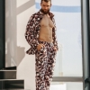 Пижама мужская плюшевая (турецкий двусторонний плюш) кофта на молнии + штаны  k-103854