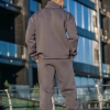Спортивный костюм мужской футер пенье кофта с воротником на две молнии + штаны  k-104441