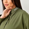 Рубашка женская софт с длинными рукавами весенняя  k-107189