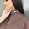 Рубашка женская софт с длинными рукавами весенняя  k-107191