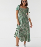 Довга жіноча сукня з еластичним поясом Fame istanbul