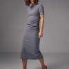 Силуетна сукня міді з драпіруванням lx-10541810 Силуетна сукня міді з драпіруванням lx-10541810