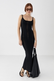 Ажурна літня в'язана сукня Ажурна літня в'язана сукня