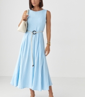 Муслінова сукня з поясом Муслінова сукня з поясом