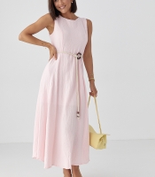 Муслінова сукня з поясом Муслінова сукня з поясом