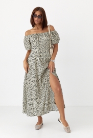 Квіткова сукня з рукавами Квіткова сукня з рукавами