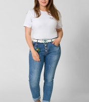 Джинсы женские slim fit узкие с высокой посадкой весенние осенние зимние