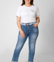 Джинсы женские джинсовые slim fit узкие с высокой посадкой демисезонные зимние