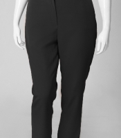 Брюки женские из костюмной ткани regular fit зауженные укороченные с высокой посадкой весенние осенние