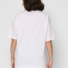 Женская белая футболка Standart oversize из 100% хлопка 57796  xp-1029