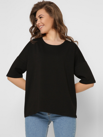 Футболка женская хлопковая Standart oversize CRC -237-8 57821