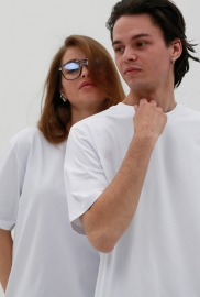 Футболка унисекс premium белого цвета 57810 Футболка унисекс premium белого цвета 57810