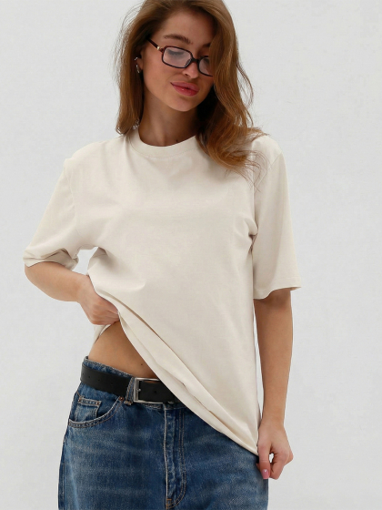 Футболка унисекс базовая oversize CRC FP-133-36 57829