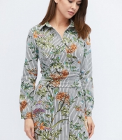 Платье-рубашка с цветочным принтом 32826