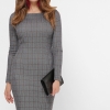 Приталенное платье в клеточку 34674 xp-1181 Приталенное платье в клеточку 34674 xp-1181