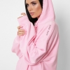 Спортивное розовое платье худи 38122  xp-1301