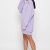 Спортивное сиреневое платье худи 38121  xp-1302