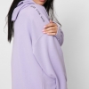 Спортивное сиреневое платье худи 38121  xp-1302