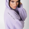 Спортивное сиреневое платье худи 38121  xp-1302