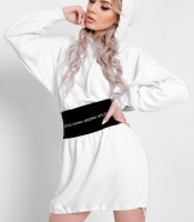 Спортивное белое платье 41036