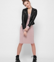 Приталенное платье с затяжками 41856