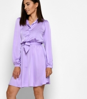 Шелковое платье на пуговицах 52056