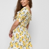 Платье резинка в жёлтый цветочек 48383  xp-1422