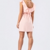 Персиковое мини-платье 33856 xp-1454 Персиковое мини-платье 33856 xp-1454