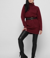 Свободное платье-джемпер с воротником 36361